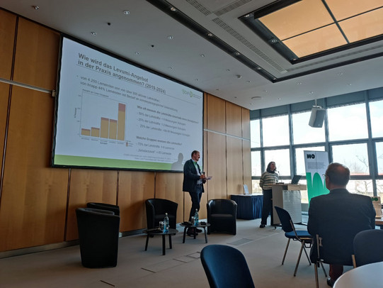 Foto bei der Fragerunde zum Vortrag von Jana Jungjohann